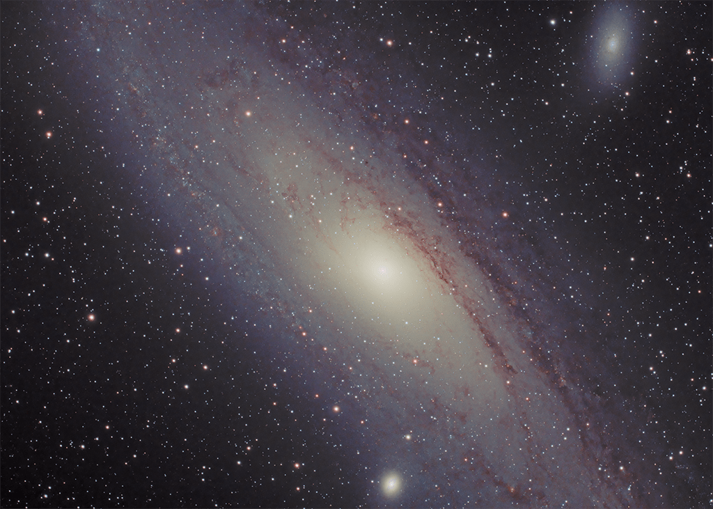 Andromeda Galaxy M31 processed in Hera Version 0.3